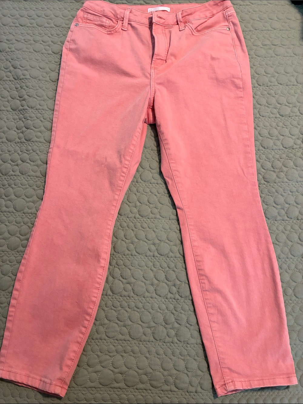 LC Lauren Conrad Coral Pink Skinny Jeans